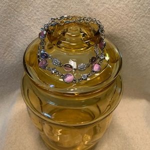 Pink/Purple moonstone bracelets